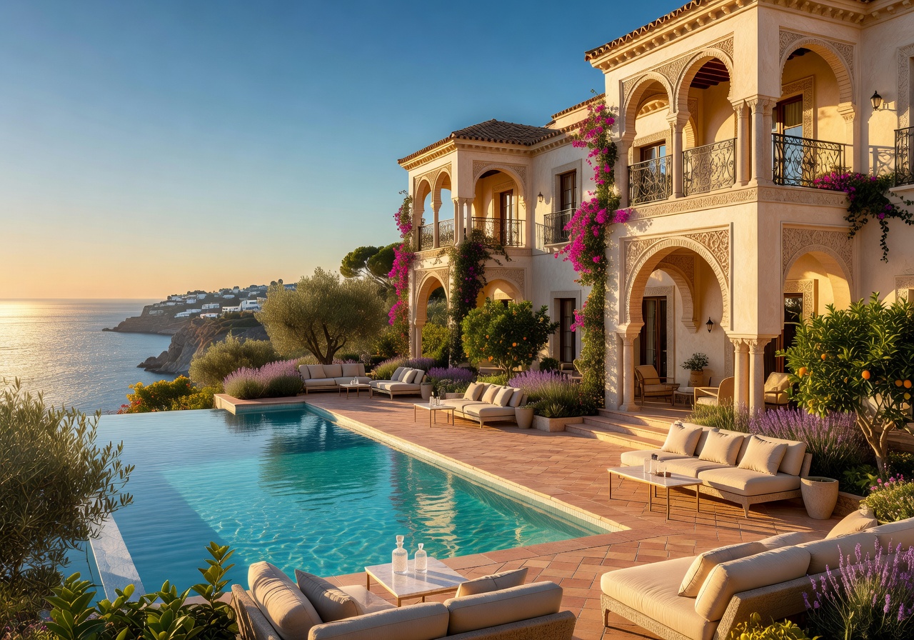 Mediterranean Palace Hotel in Spain featuring luxurious outdoor architecture