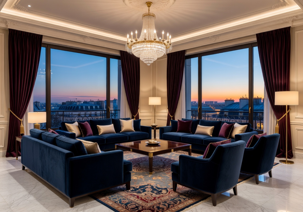 Royal Urban Luxury Suites in Paris showing elegant interior design